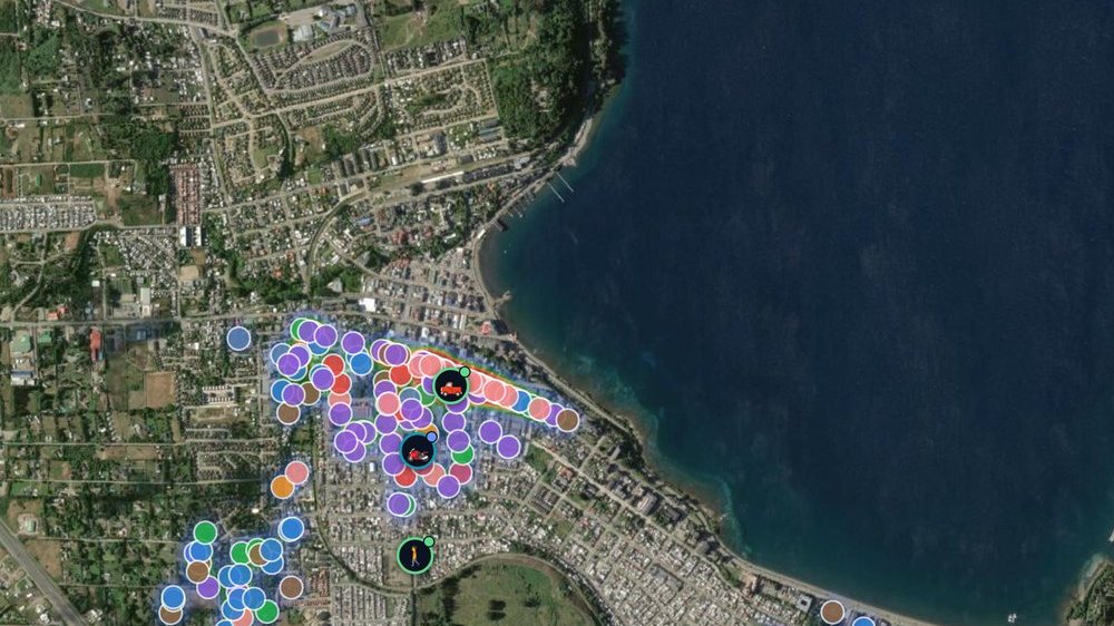 Mapa de la comuna: Panel del alcalde (datos de demostración)